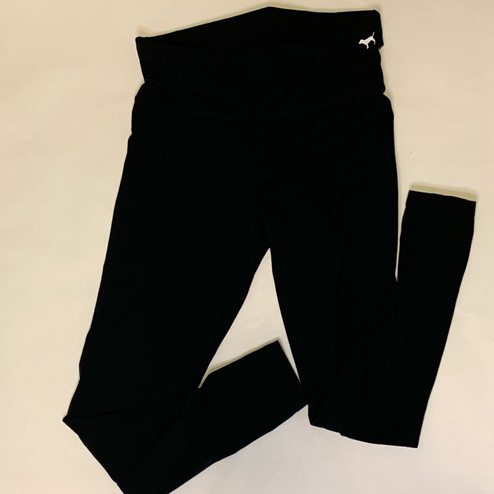 Pink Victoria’s Secret Black leggings